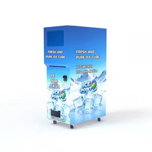 Touch Screen Automatic Ice Making and Vending Machine With Multilingual Ordering and Adjustable Purchase Options for Residential Communities thumbnail-2