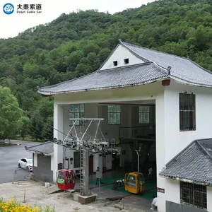 Daqin Passenger Fixed Grip Steel Overhead Chairlift Ropeway-Efficient Cableway System 100-500kg Capacity Wholesale Pricing for Cableway thumbnail-3