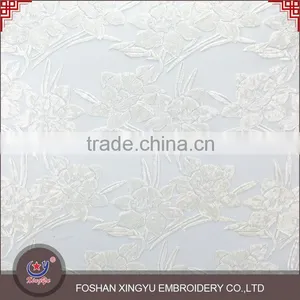 Hot-selling Promotional Custom Sequin Lace Embroidery Fabric With Flowers Embroidery Patterns thumbnail-4