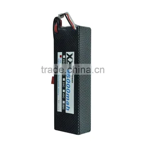 High Rate 6000mah 7.4v 50c rc Car Battery Pack for rc Drift Car thumbnail-5