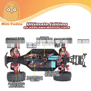 1/8 Scale Model Cars rc Car Top Speed Remote Control Toy Car Manufacturer Waterproof thumbnail-3