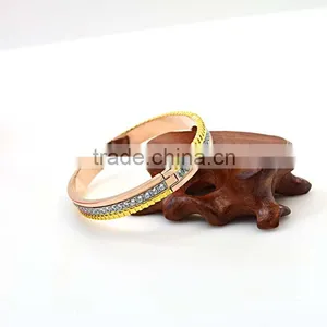 Rose Gold Jewellery Diamond Bangle Bracelets thumbnail-4