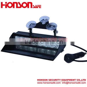Police Security Windshield Light Car Visor Light LED Deck Dash Emergency Warning Light HV-281 thumbnail-1