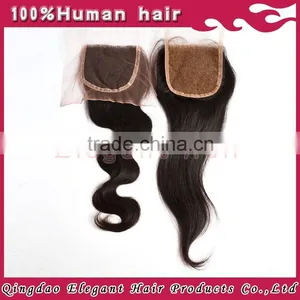 2015 New Elegant Hair Products Drop Shipping Suppliers Indian Remy Hair Weave Hairline Closure thumbnail-5