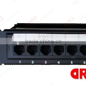 UTP 24 Ports IDC Cat5e Patch Panel thumbnail-3