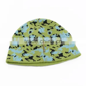 Wholesale Keep Warm Cashmere Wool Knitted Hat for 2-15years Old Children thumbnail-2