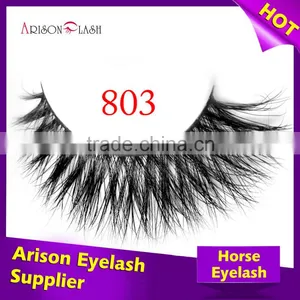 Custom Logo Real Horse Fur Eyelashes Private Label Horse False Eyelashes Custom Eyelash Packaging thumbnail-2