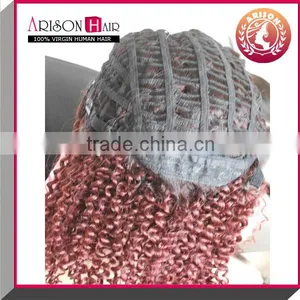 Afro Kinky Curly New Fashion Synthetic u Part Wig thumbnail-1