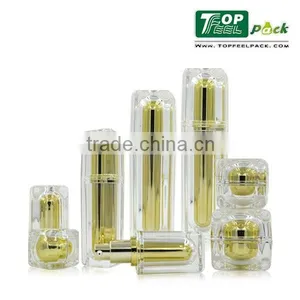 Square Cosmetic Vaccum Airless Bottles and Packaging Cosmetics Packing Set thumbnail-1