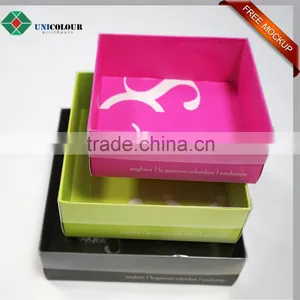 Custom Luxury Silver Logo Cardboard Paper Chocolate Box With Clear Lid thumbnail-2