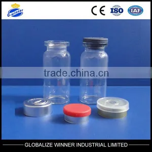 15ml Tubular Clear Injection Vials With Aluminum Cap With Rubber Stopper thumbnail-3