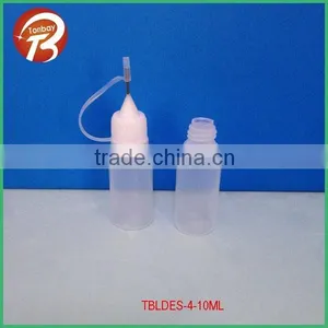 10ML LDPE Transluent E Cigarette Liquid Nicotine Plastic Sueeze Dropper Bottle With Cap TBLDES-4 thumbnail-1