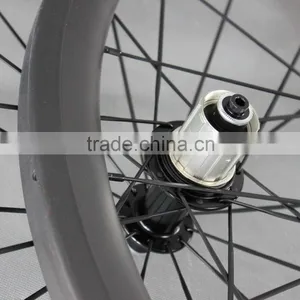 OEM Carbon Road Bicycle Wheels 700c Full Carbon Road Bike Wheelset 40mm Tubular Carbon Wheels thumbnail-2