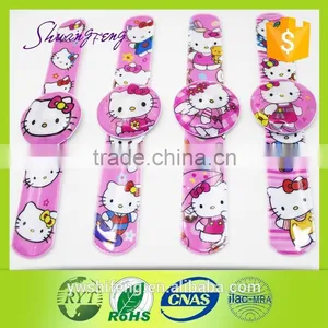 Kids Cheap Custom Slap Band Wholesale Hot Toys LED Bracelet thumbnail-1