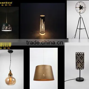 Chinese American Style Modern Desk Light White Table Lamp For Restaurant Or Hotel RT6006 thumbnail-1