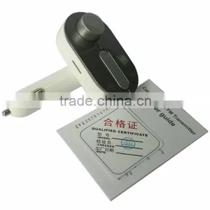 Car MP3 Player With Bluetooth Car Kit Handsfree FM Transmitter With Car Charger thumbnail-2
