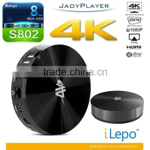 Bulk Wholesale 4K UHD Kit Kat OS tv Box Amlogic S802 thumbnail-1