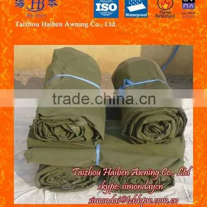 Army Green Canvas Fabric for Truck Cover thumbnail-6