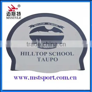Fashion Waterproof Customize Print Swimming Cap thumbnail-3