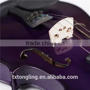 (TL-VP03A )Cheapest Plywood Violin Universal VVolin Coloured Violins thumbnail-5