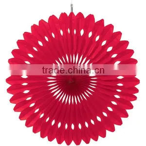Paper Fan, Tissue Snowflake Paper Honeycomb Fan for Party Wedding Decorations thumbnail-3