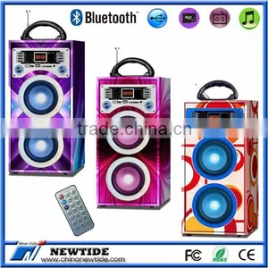 NT-WS001 Trade Assurance Supplier 2.0 CH Wireless Bluetooth Wooden Speaker thumbnail-4