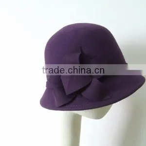New Coming Purple Beauty Winter Wool Hat thumbnail-1