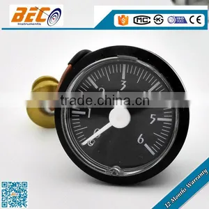 Wall Hanging Fireplace Stove Capillary Steam Pressure Gauge Manometer thumbnail-1
