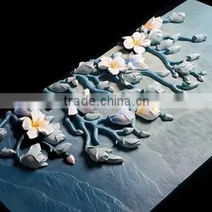 2015 Brilliant Modern Handmade Flower Abstract Painting Quality Choice thumbnail-4