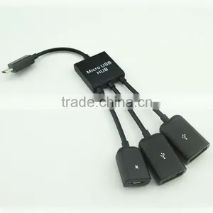 High Quality High Speed Male to Female Micro Usb Hub Wire 2.0 With Pva Jacket thumbnail-2