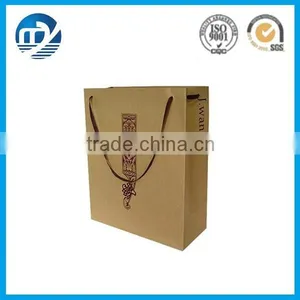2015 Custom Printing Cheap Brown Kraft Paper Bag in Xiamen thumbnail-1