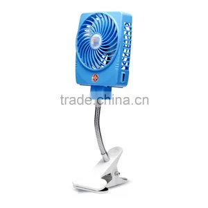 2016 New USB Mini Fan With Hose Braacket Clip for With USB Rechargeable Quality Choice thumbnail-1