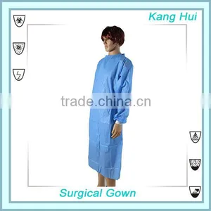 Cheap PP Nonwoven Medical Supply Surgical Disposable Hospital Gown thumbnail-2