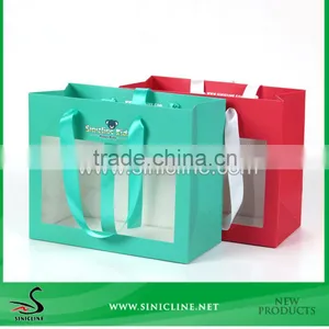 Sinicline Newest Custom Paper Bag for Gift/present Packing thumbnail-1