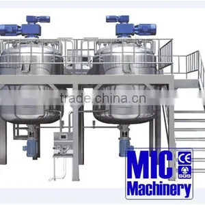 Micmachinery High Quality Cosmetic Cream Mixing Machine Industrial Emulsifier Blender High Pressure Homogenizer Price thumbnail-2