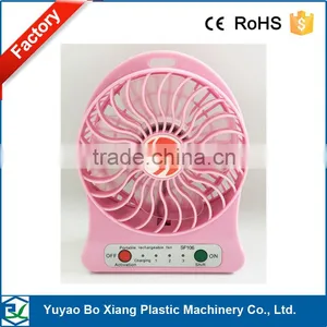Mini USB 3 Speeds Rechargeable Portable Table Fan, 4.5-Inch, Colorfull 2200 Mha thumbnail-1
