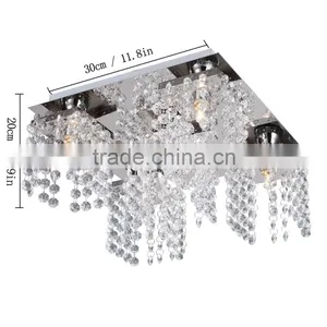 Fashion Crystal Chandeliers LED Light AC110-120V Novelty Lamp For Indoor Dinning Room Home/Hall/Villa Lamp Wedding Decoration thumbnail-4