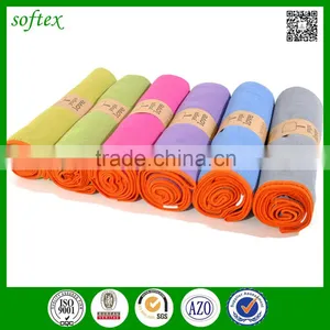 Wholesale Quick Drying Suede Microfiber Beach Towel Travel for Outdoors thumbnail-1