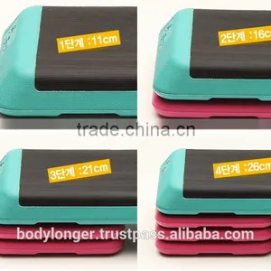 Club-Shaped Aerobic 3 Step Box/ Gym Equipment/ Rack thumbnail-3