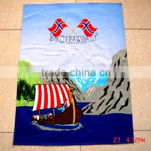 2015 New Fashion Custom Printed Tea Towel for Home Decoration ,cheap Promotional Gift in High Quality thumbnail-3