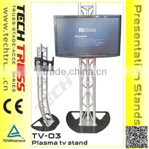 TV03 Aluminum Modern TV Stand For Sale , Loading 80kg , Anodized TV Stand thumbnail-1