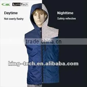 Men's Reflective Hoody Vest Sportswear Protective Clothing thumbnail-1