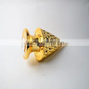 Ceramic Christmas Tree Candle Holder Wih Golden Color thumbnail-3