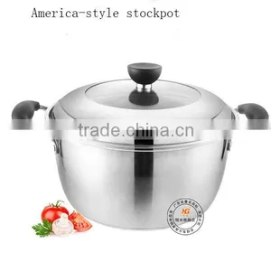 Inexpensive Stainless Steel Stockpot for Kitchen Tool thumbnail-1