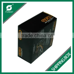 CUBE SHAPE ART PAPER SHIPPING CARTON BOX FOR MOVING TOYS WITH CLEAR WINDOW thumbnail-2