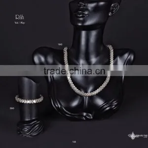 Ring Earring Bracelet Necklace Hellenic Jewelry Set thumbnail-2
