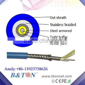 1 Core, Indoor Single/Multi Mode 4Core Armoured Optical Fiber Cable thumbnail-1