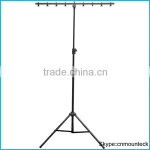 Cheap LED Stage Lighting Air Cushion Audio dj Black Aluminum Bridge Light Stand thumbnail-1