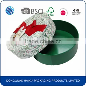 2016 Hot Sale Paper Round Hat Christmas Gift Box Custom Logo thumbnail-1