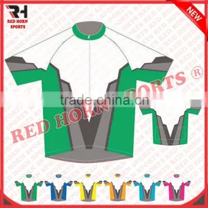 Promotional Cheap Sublimation Jersey for Mens, Coolmax Cycling Jersey thumbnail-1